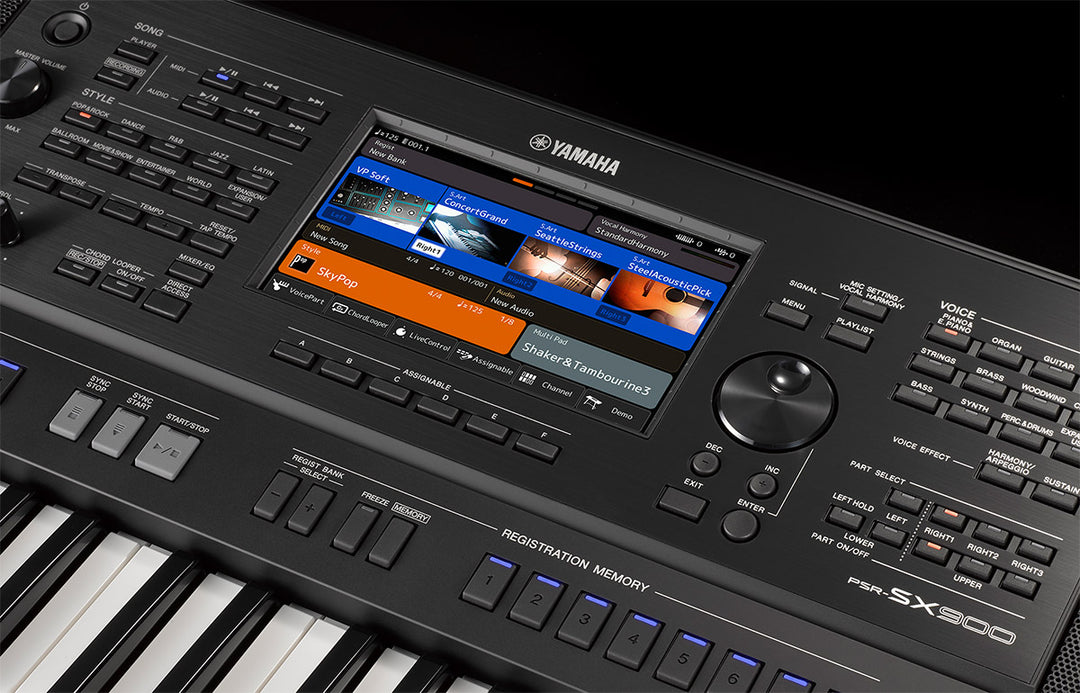 Yamaha PSR-SX900 Craviers (Noir)