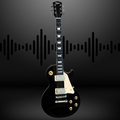 V-TONE VLP1 BK Guitares électrique 4/4 Les Paul HH – Black Gloss